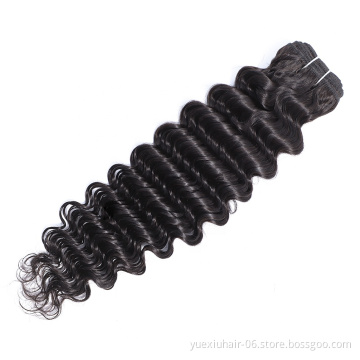 YX Grade 9A Malaysian Virgin Human Hair Deep Wave Malaysian Hair From The Best Wholesale Virgin Bundle Hair Vendors
